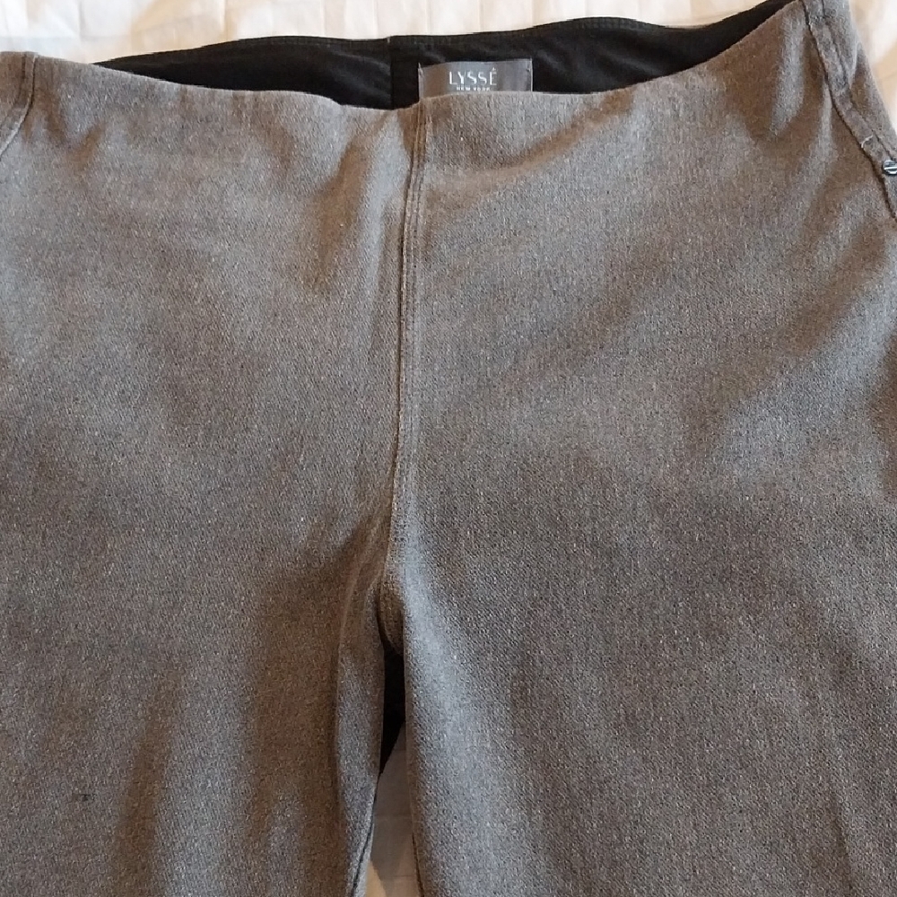 Lysse Womens Charcoal Gray Stretch Jeans Size Large/12